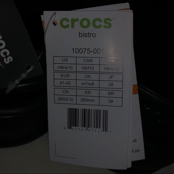 *SOLD* Bistro Croc Clogs Men’s Size 8 Roomy Fit - Picture 5 of 6